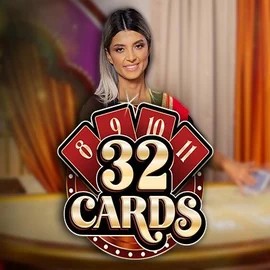 32 Cards slot icon by Ezugi, available at SpinSahara Casino