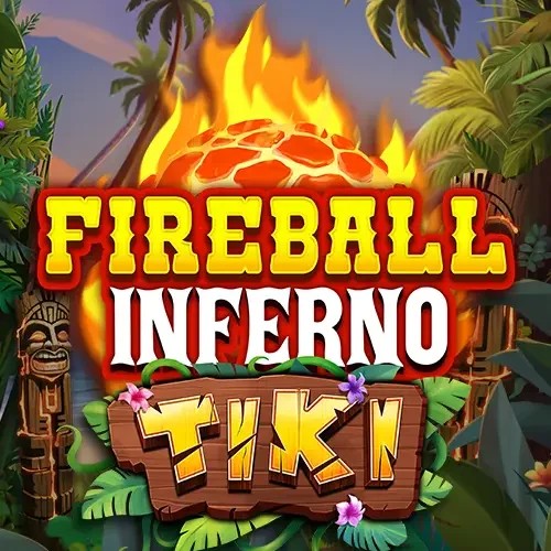 Fireball Inferno Tiki game by NetEnt – logo hosted on SpinSahara Casino