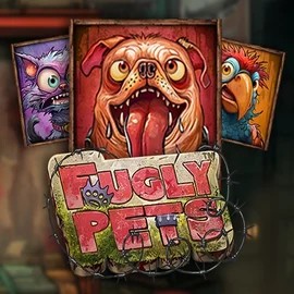 Fugly Pets game by Stakelogic – logo hosted on SpinSahara Casino