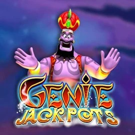 Genie Jackpots casino game by Blueprint Gaming – featured logo at SpinSahara Casino