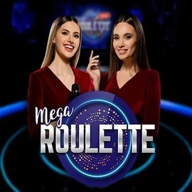 Mega Roulette logo by Pragmatic Play SpinSahara Casino
