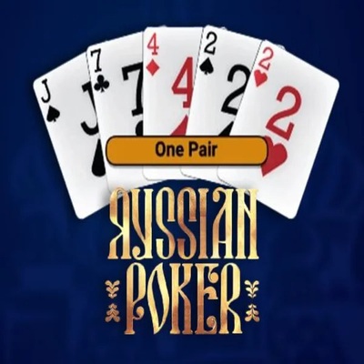 Russian Poker slot icon by OneTouch Games, available at SpinSahara Casino
